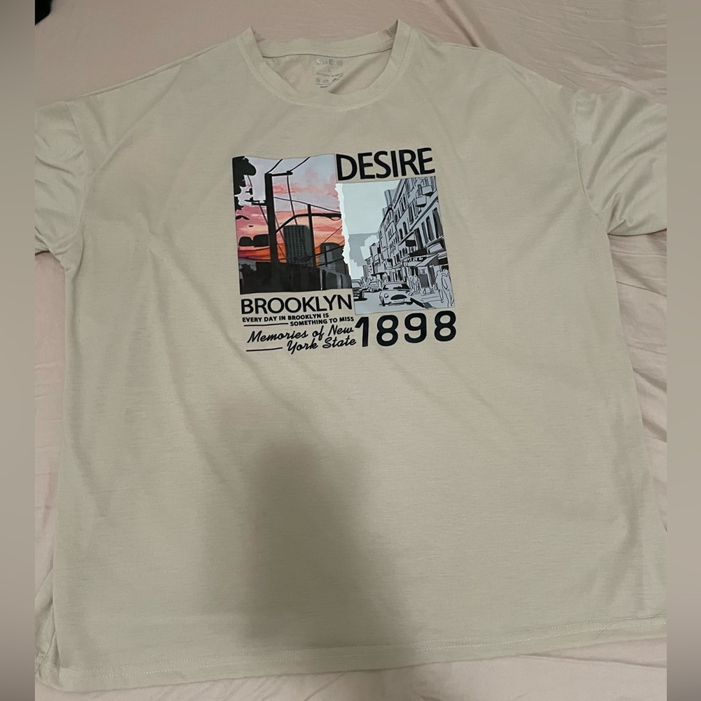 beige tee